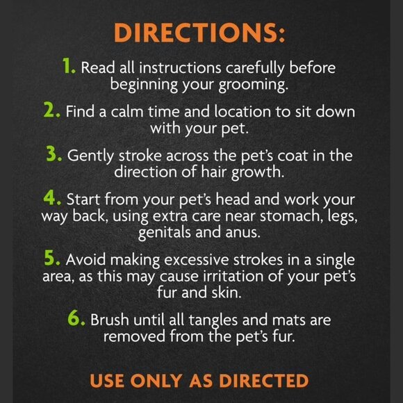 FURminator Grooming Rake, Updated Model for Dog / Cat - Picture 5 of 7